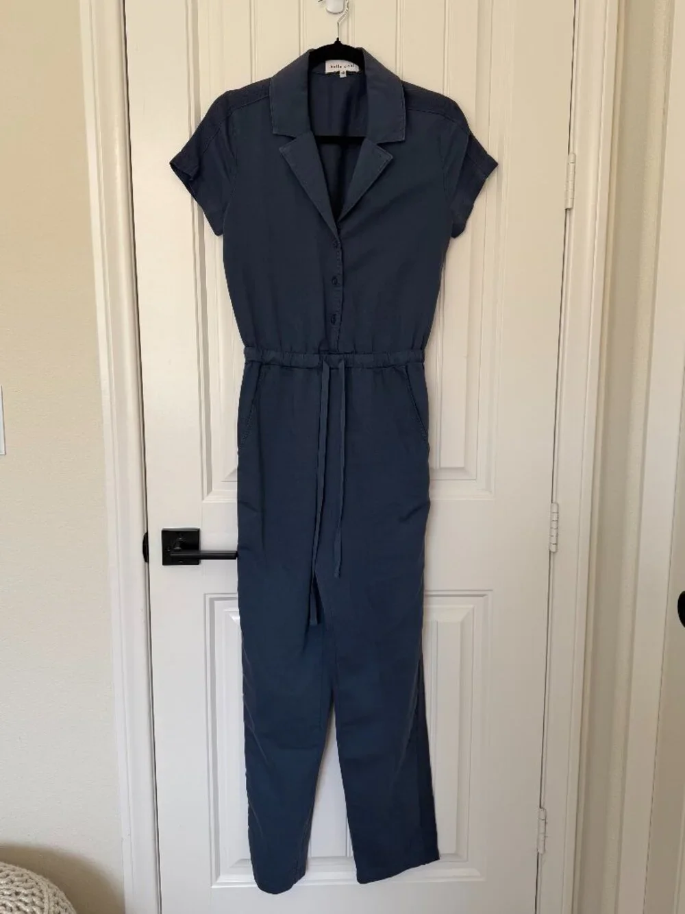 Bella Dahl | Linen Blend Short Sleeve Utility Jumpsuit